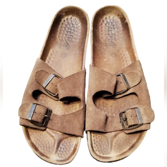 Biostep Shoes Biostep Womens Brown Leather Sandal Double